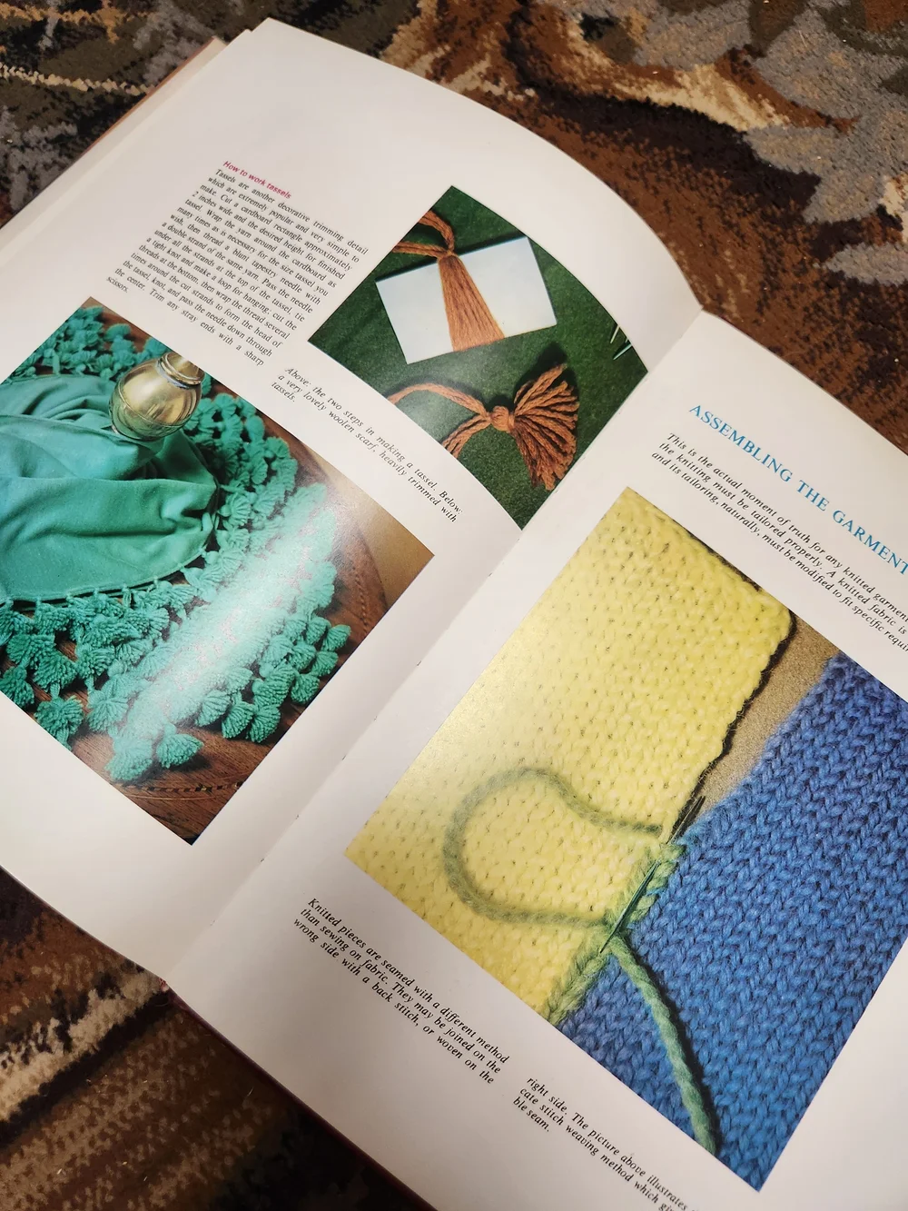 The Needlework Book Decorative Embroidery Cover - Multi